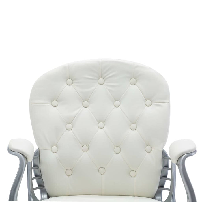 Sedia da Ufficio Girevole Bianca in Similpelle 289362