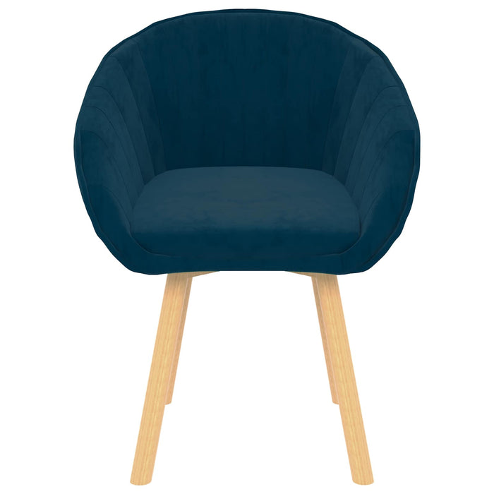 Sedia da pranzo Blu 62 x 58 x 76 cm Velluto 289445