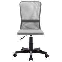 Sedia da Ufficio Grigia 44x52x100 cm in Tessuto a Rete 289515