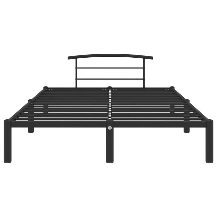 Giroletto-Struttura Letto Nero in Metallo 160x200 cm 506511