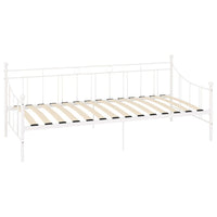 Telaio Divano Letto Bianco in Metallo 90x200 cm 284668