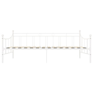 Telaio Divano Letto Bianco in Metallo 90x200 cm 284668
