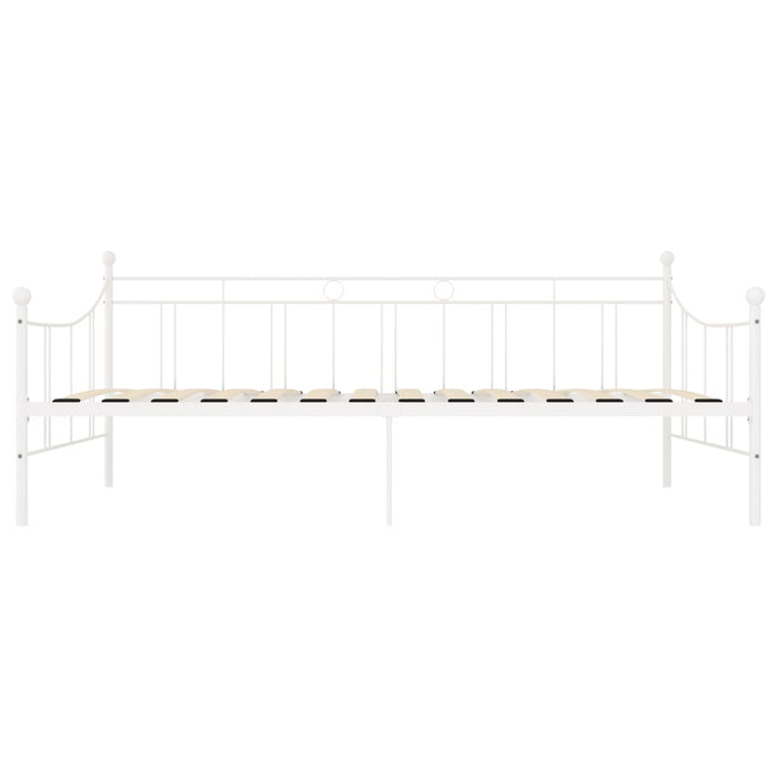 Telaio Divano Letto Bianco in Metallo 90x200 cm 284668