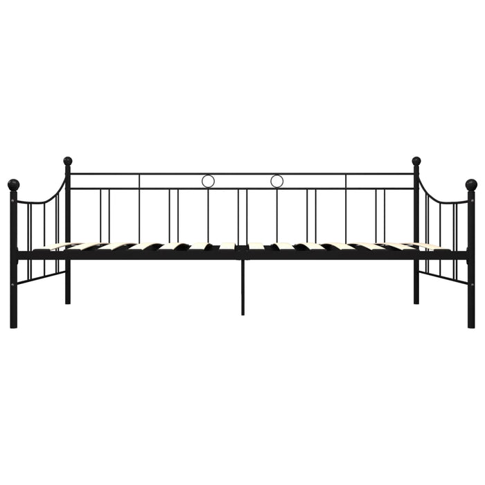Telaio Divano Letto Nero in Metallo 90x200 cm cod mxl 62724