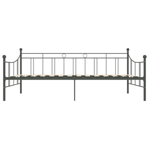 Telaio Divano Letto Grigio in Metallo 90x200 cm 284670