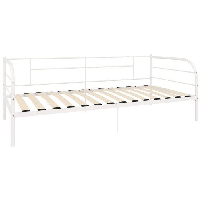 Telaio Divano Letto Bianco in Metallo 90x200 cm