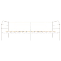 Telaio Divano Letto Bianco in Metallo 90x200 cm