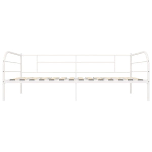 Telaio Divano Letto Bianco in Metallo 90x200 cm