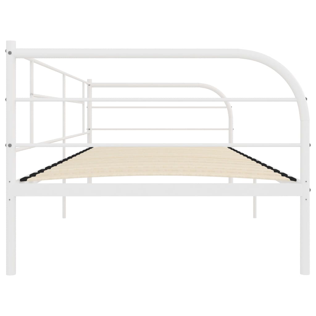Telaio Divano Letto Bianco in Metallo 90x200 cm