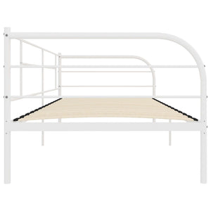 Telaio Divano Letto Bianco in Metallo 90x200 cm