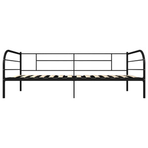 Telaio Divano Letto Nero in Metallo 90x200 cm 284673