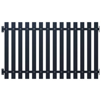 Pannello di Recinzione Antracite 170,5x100cm Acciaio Verniciato cod mxl 21586