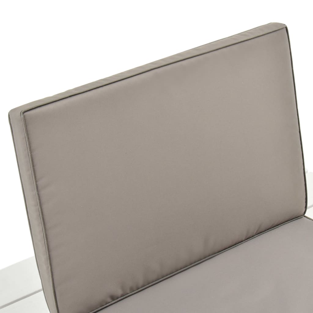 Set Divani da Giardino 3 pz in Plastica Bianca 3054472