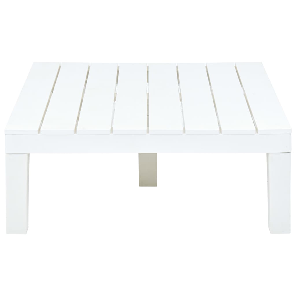 Set Divani da Giardino 3 pz in Plastica Bianca 3054472