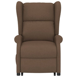 Poltrona Alzapersona Marrone in Tessuto