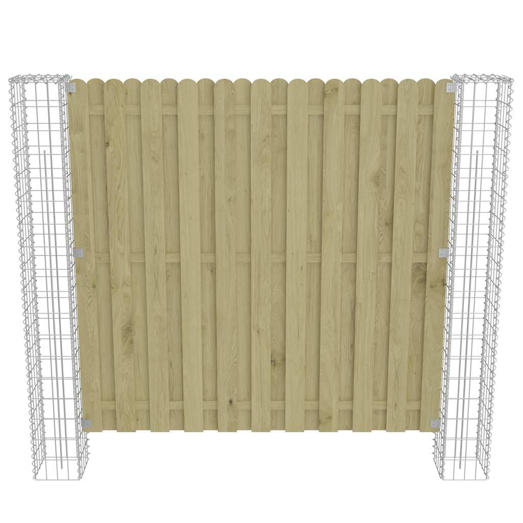 Gabbioni a Colonna 2 pz in Acciaio Zincato 20x20x190 cm cod mxl 54580