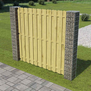 Gabbioni a Colonna 2 pz in Acciaio Zincato 20x20x190 cm cod mxl 54580