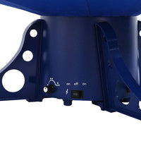 Albero di Natale con Nevicata e Base ad Ombrello Blu 170 cm PVC 289930