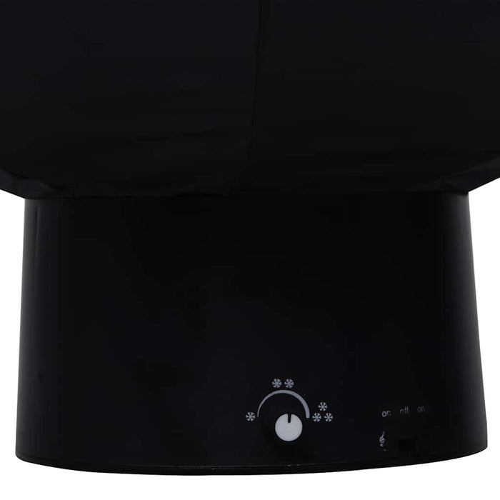 Albero di Natale con Nevicata e Base ad Ombrello Nero 75 cm PVC 289931