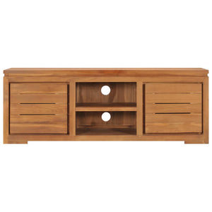 Mobile Porta TV 110x30x40 cm in Legno Massello di Teak 289069