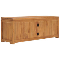 Mobile Porta TV 110x30x40 cm in Legno Massello di Teak 289069
