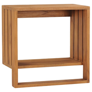 Porta asciugamani da parete 35 x 20 x 35 cm legno massello di teak 02_0001644
