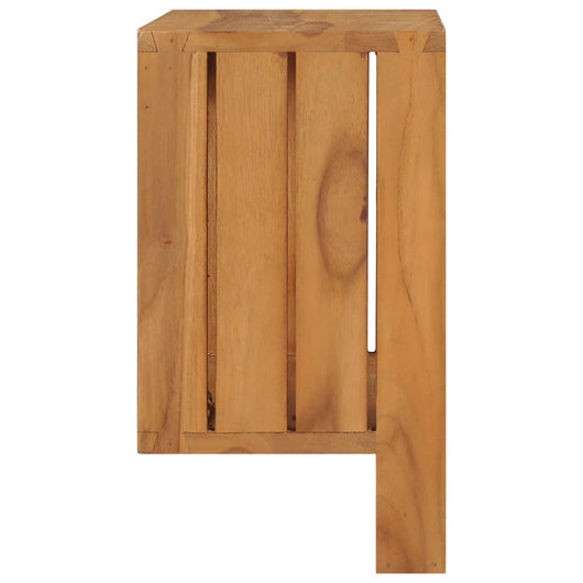 Porta Asciugamani a Parete 35x20x35 cm in Massello di Teak 289073
