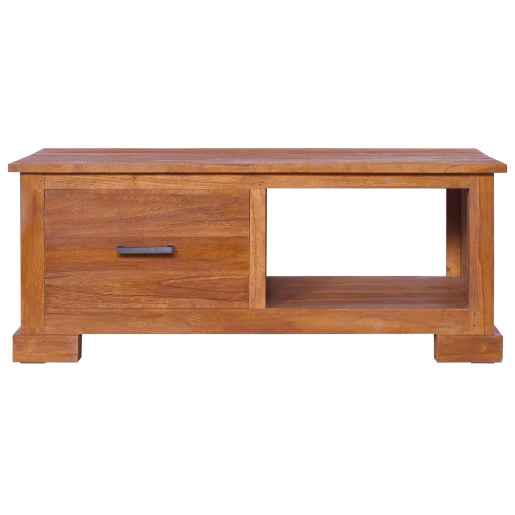 Mobile Porta TV 90x50x37 cm in Legno Massello di Teak 289082