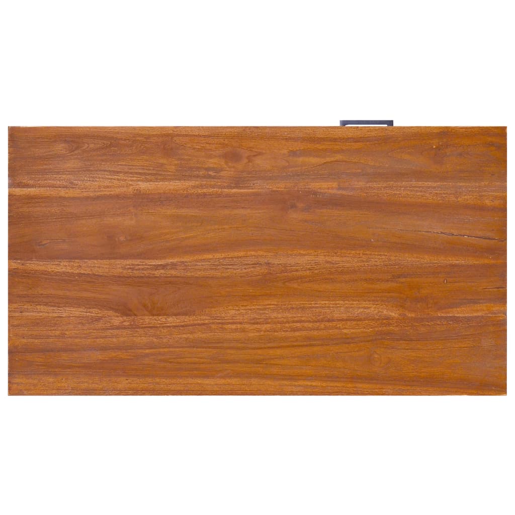 Mobile Porta TV 90x50x37 cm in Legno Massello di Teak 289082
