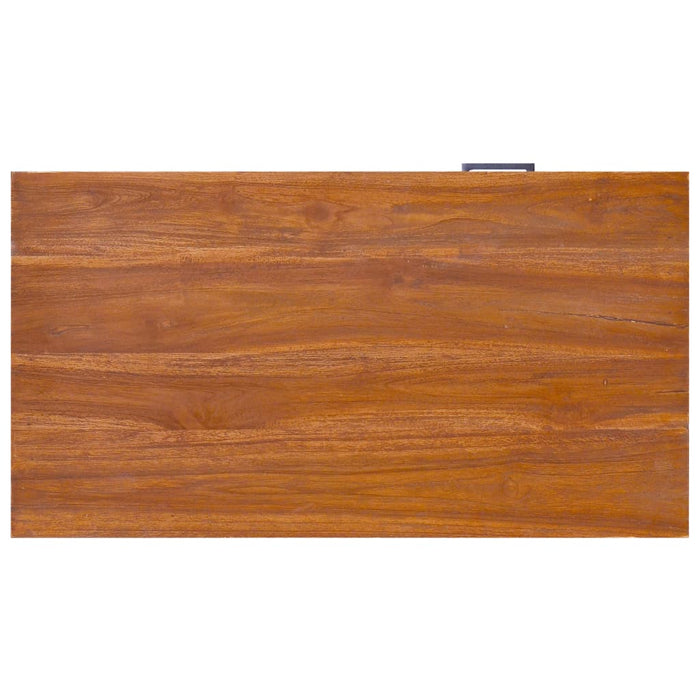 Mobile Porta TV 90x50x37 cm in Legno Massello di Teak 289082