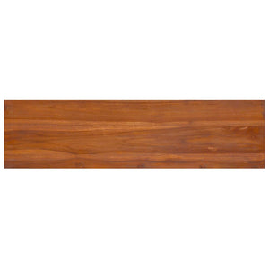 Mobile Porta TV 112x30x37 cm in Legno Massello di Teak 289083