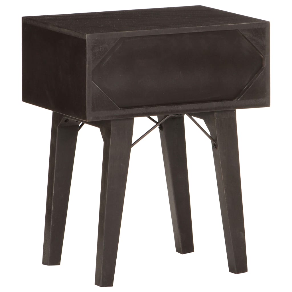 Comodino 40x30x50 cm in Legno Massello di Recupero 287856