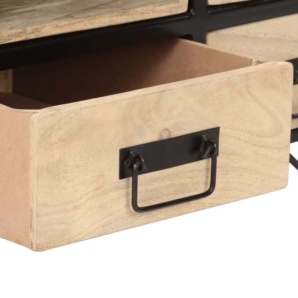 Tavolino da CaffÃ¨ 100x50x40 cm in Legno Massello di Mango