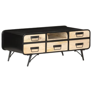 Tavolino da Salotto 100x50x40 cm in Legno Massello di Mango 287871