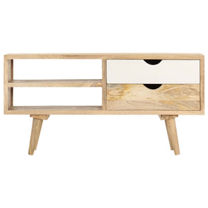 Mobile Porta TV 90x35x45 cm in Legno Massello di Mango 287886