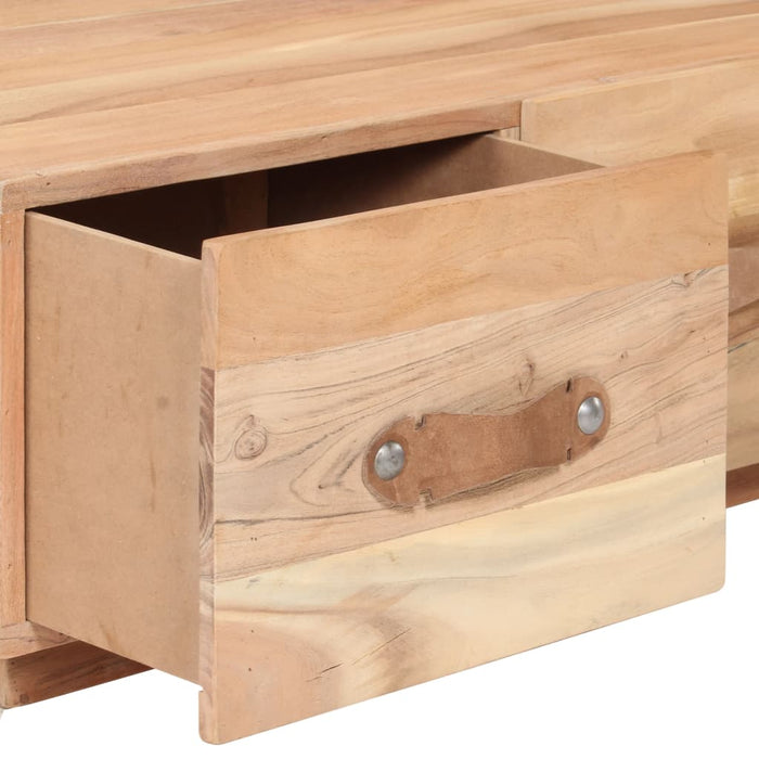 Tavolino da Salotto 90x50x35 cm in Legno Massello di Recupero 287890