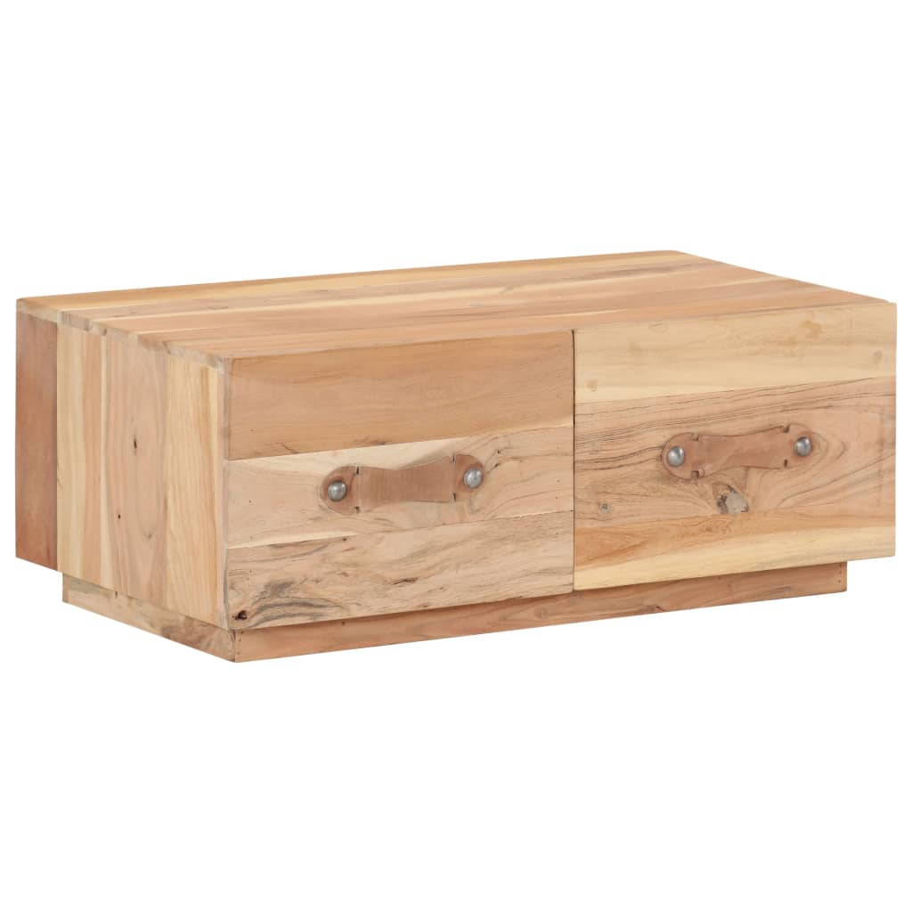 Tavolino da Salotto 90x50x35 cm in Legno Massello di Recupero 287890