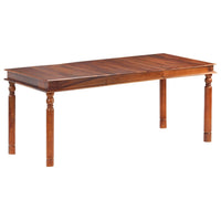 Tavolo da Pranzo 180x90x76 cm in Legno Massello 288115