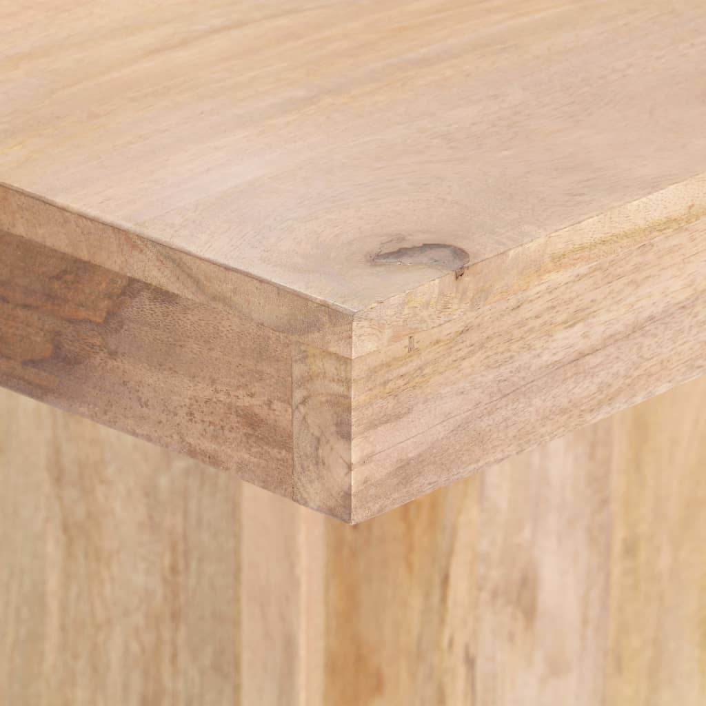 vidaXL Tavolo da Pranzo 120x120x77 cm in Legno Massello di Mango