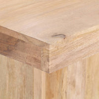 vidaXL Tavolo da Pranzo 120x120x77 cm in Legno Massello di Mango