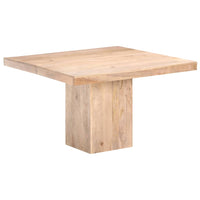 vidaXL Tavolo da Pranzo 120x120x77 cm in Legno Massello di Mango