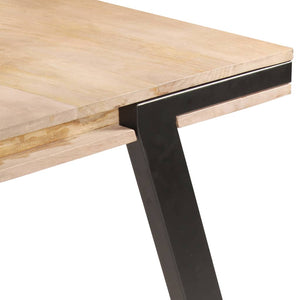 Tavolo da Pranzo 180x90x76 cm in Legno Massello di Mango  cod mxl 16300