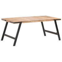 Tavolo da Pranzo 180x90x76 cm in Legno Massello di Mango  cod mxl 16300
