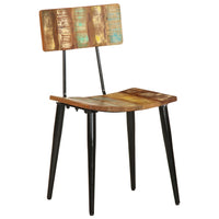 Sedie da Pranzo 2 pz in Legno Massello di Recupero  cod mxl 30168