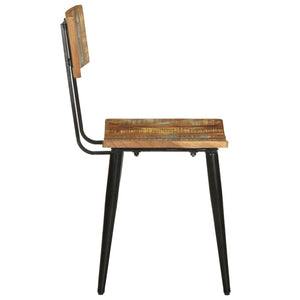 Sedie da Pranzo 2 pz in Legno Massello di Recupero  cod mxl 30168