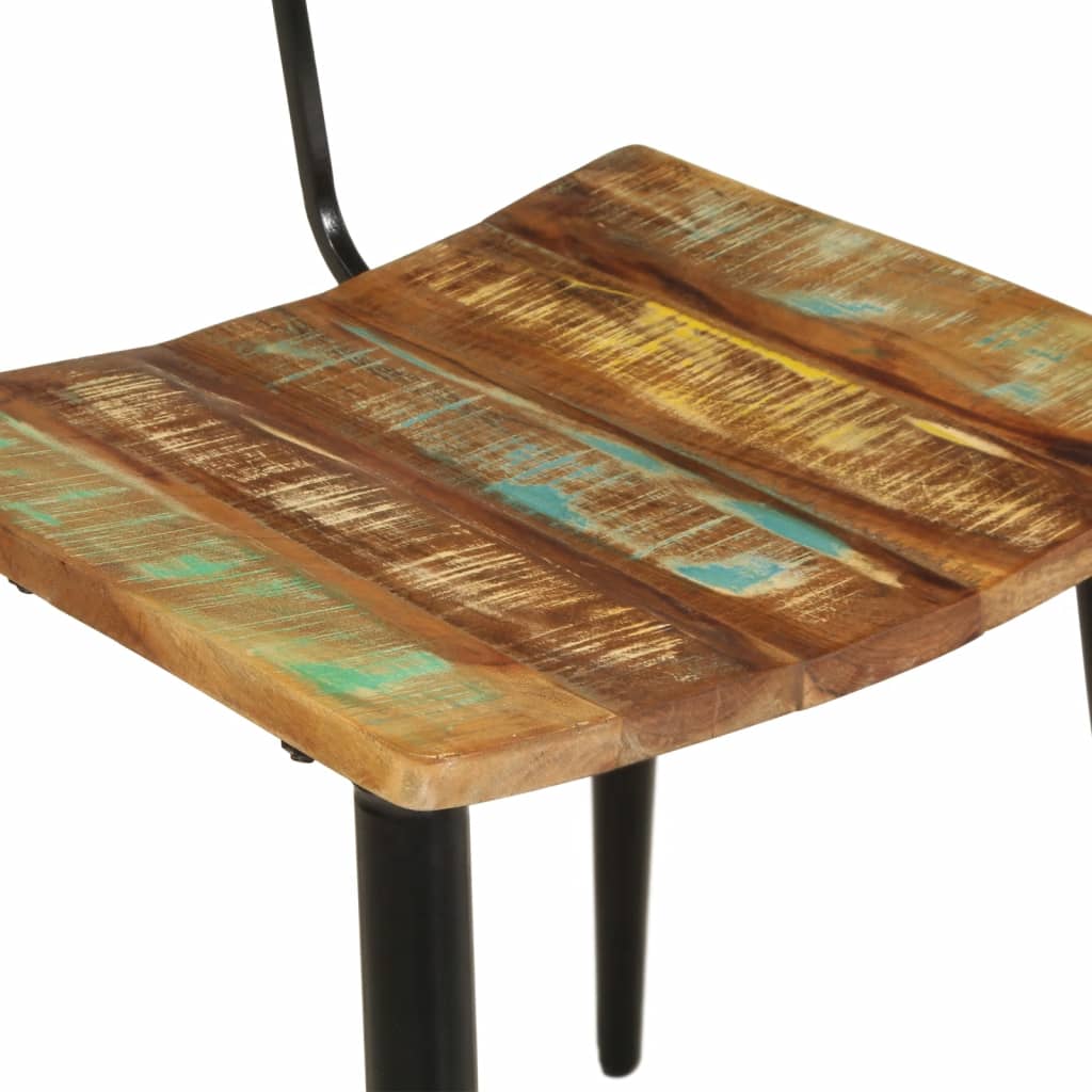 Sedie da Pranzo 2 pz in Legno Massello di Recupero  cod mxl 30168