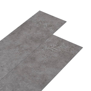 Listoni Pavimento PVC 5,02 mÂ² 2 mm Autoadesivi Grigio Cemento cod mxl 40150