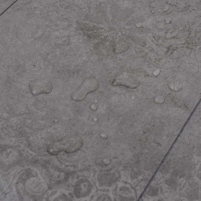 Listoni Pavimento PVC 5,02 mÂ² 2 mm Autoadesivi Grigio Cemento cod mxl 40150