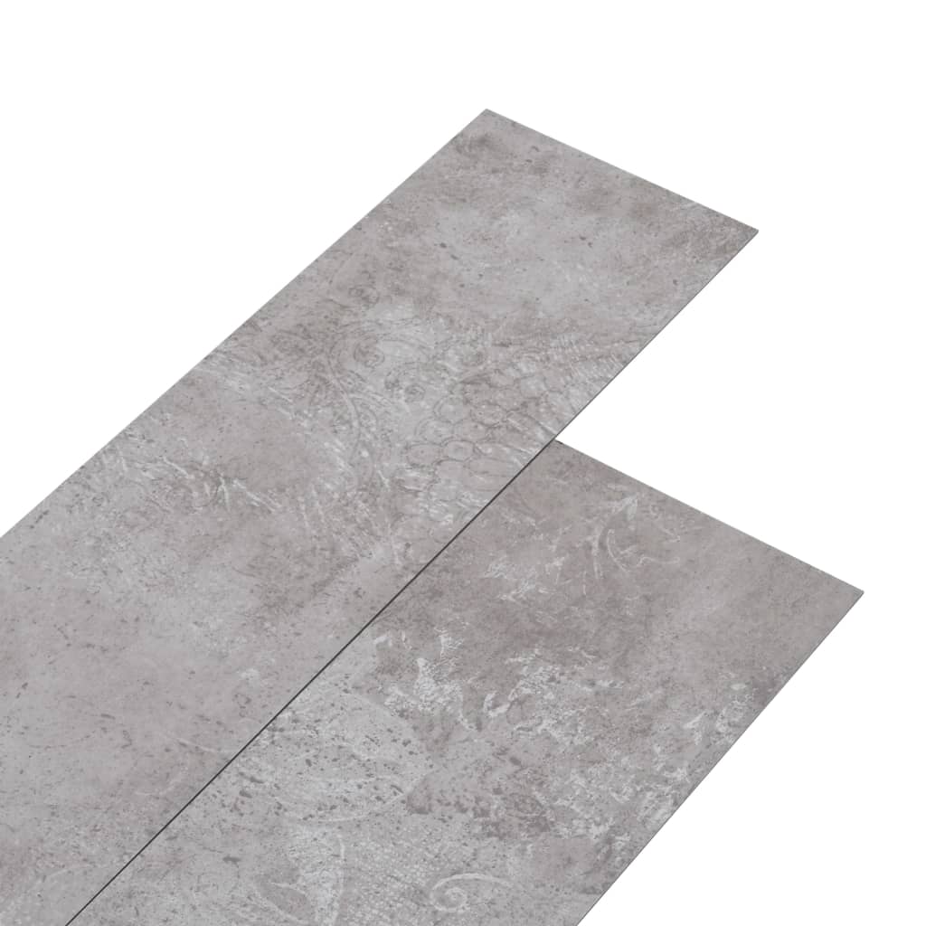 Listoni Pavimento PVC 5,02 mÂ² 2 mm Autoadesivi Grigio Terracod mxl 127436