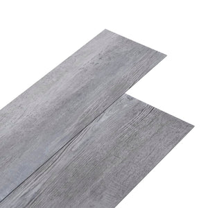 Listoni Pavimento in PVC 5,02 mÂ² 2 mm Autoadesivi Legno Grigio cod mxl 53571